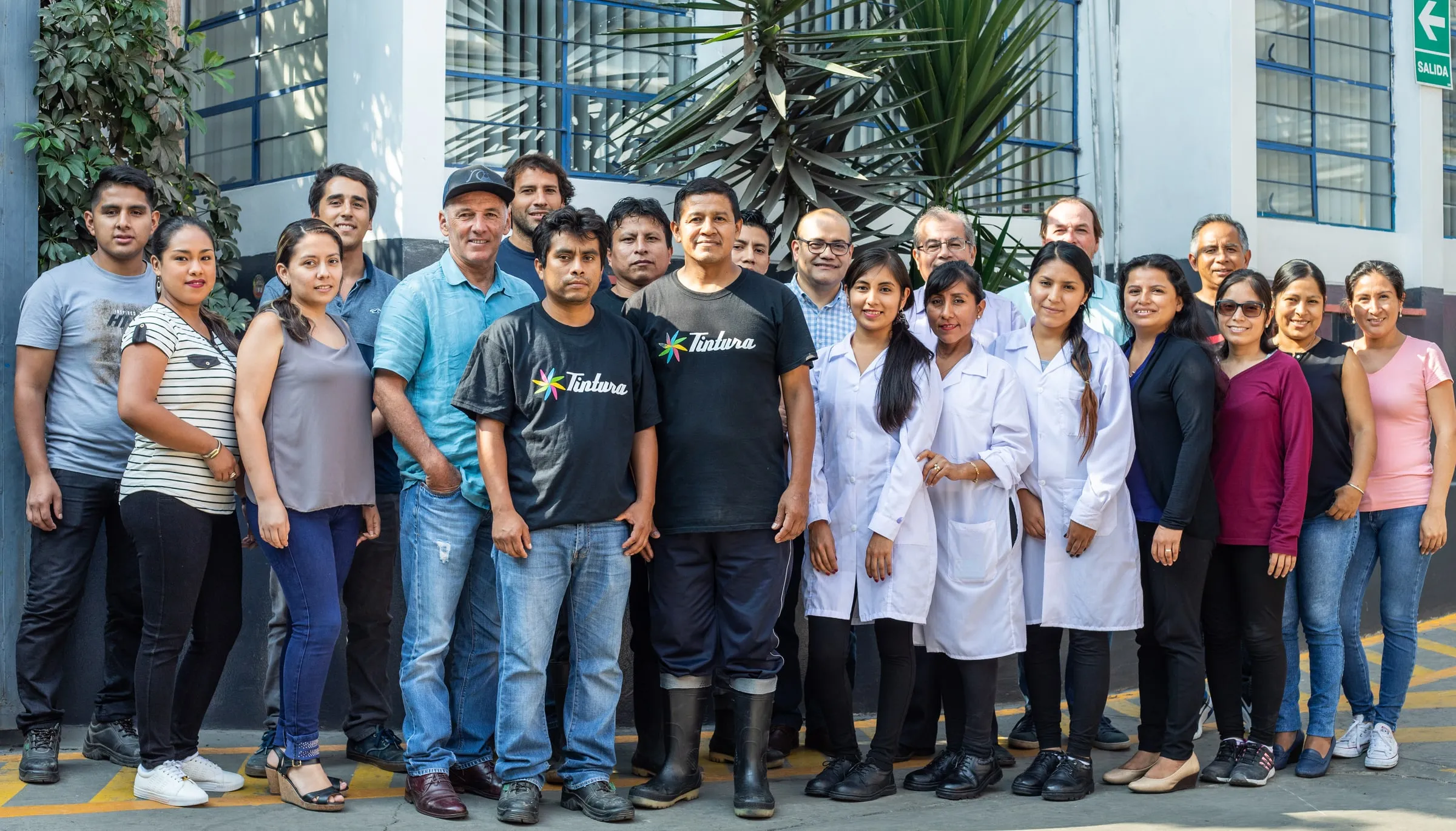 Sourcing Brothers team and textile partners in Lima