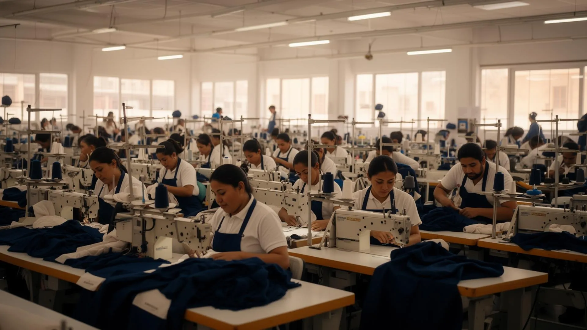 Sourcing Brothers garment factory floor in Peru