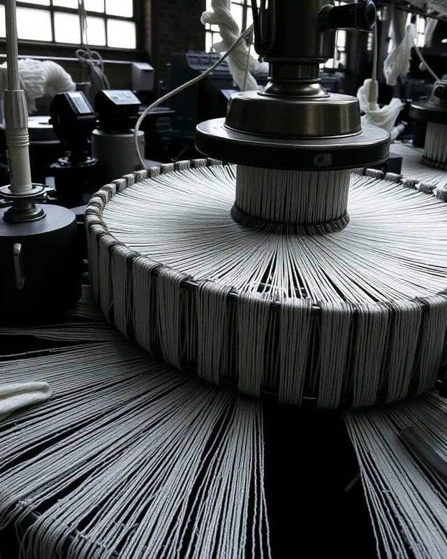 Industrial knitting machine